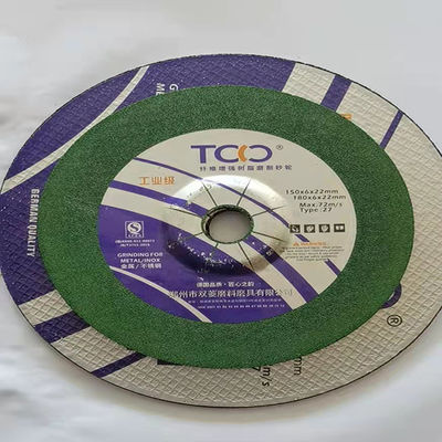 qualità  150mm 6mm Resin Cutting Disc TCO Metal Inox Grinding Wheel Sharpness fabbrica