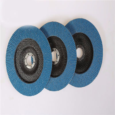 qualità  AZ AO Stainless Steel Sanding Flap Discs 7 Inch Zirconia Flexible Round fabbrica